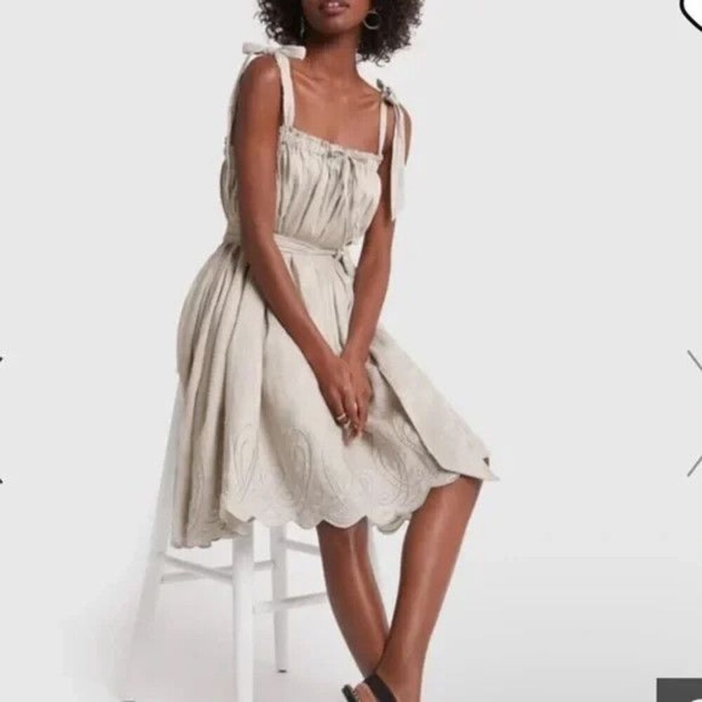 Innika Choo Linen Dress/Skirt in Light Beige